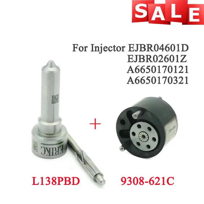 ERIKC клапан 9308 621C + насадка L138PBD дизельный ремонтные наборы деталей