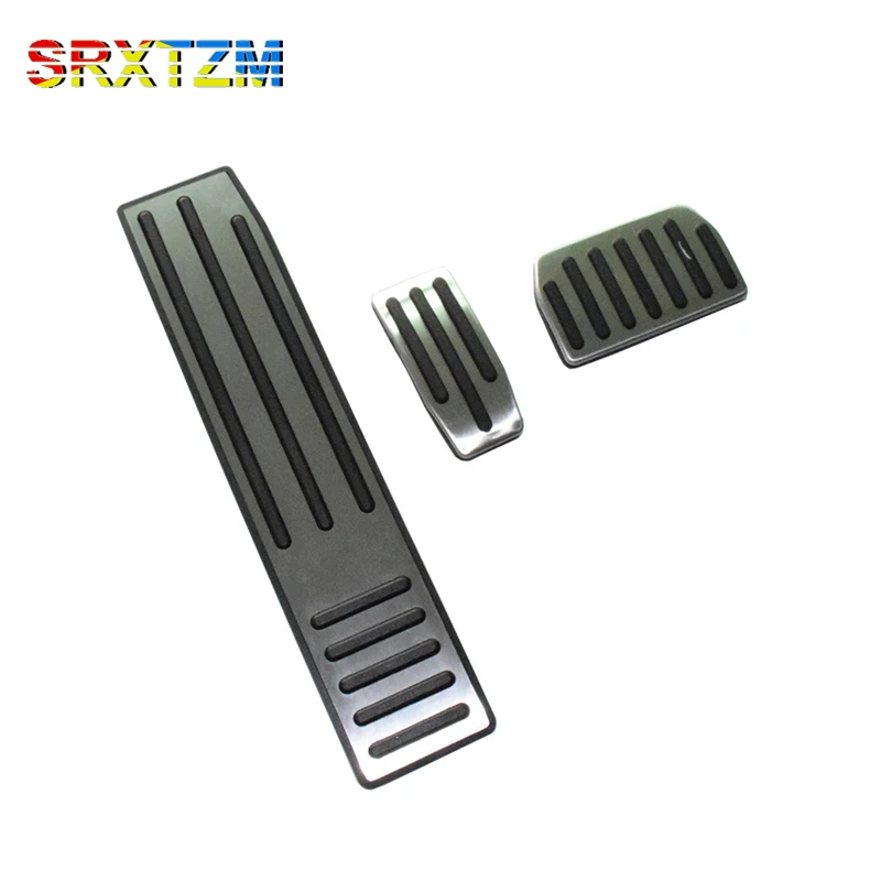 

SRXTZM 3 шт. новая накладка на педали автомобиля подходит для Tesla Model S Model X, газовый топливный тормоз, подставка для ног, колодки для педали, коврики, аксессуары