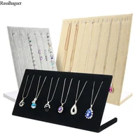 3 size l pendant rack jewelry display stand more style new item 5 colors velvet material for necklace display packaging storage