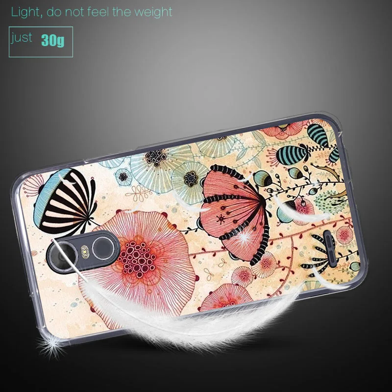 for LG stylus 3 case cover M400dy M400dk LS777 Stylo plus K10 pro soft silicone printed patterned (5.7&quot) |