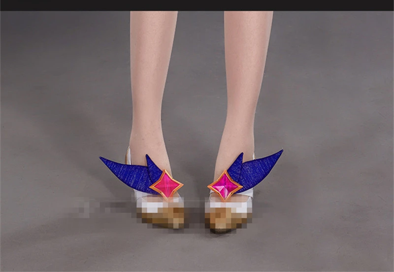 

Game LOL Ahri cosplay Star Guardian Magic Girl the Nice-Tailed Fox Ahri cosplay shoes women party shoes