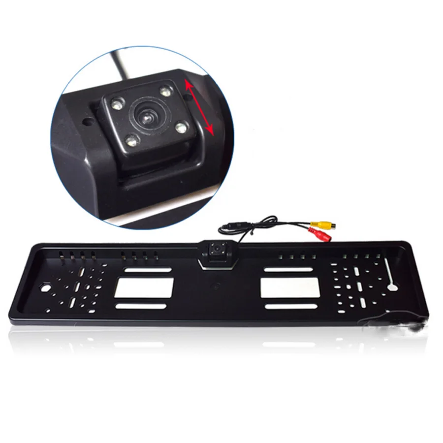 Waterproof European License Plate Frame Rear View Camera Auto Car Reverse Backup Parking Rearview Camera Night Vision 170 degree Waterproof European License Plate Frame Rear View Camera Auto Car Reverse Backup Parking Rearview Camera Night Vision 170 degree