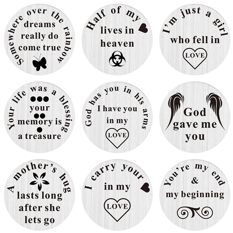 22 мм значимая фотография из нержавеющей стали|window plate|floating locket window platefloating plate |