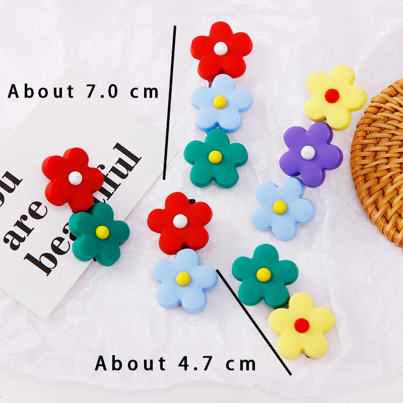Новый Модный яркий цветок заколки для волос красивые держатели головных уборов