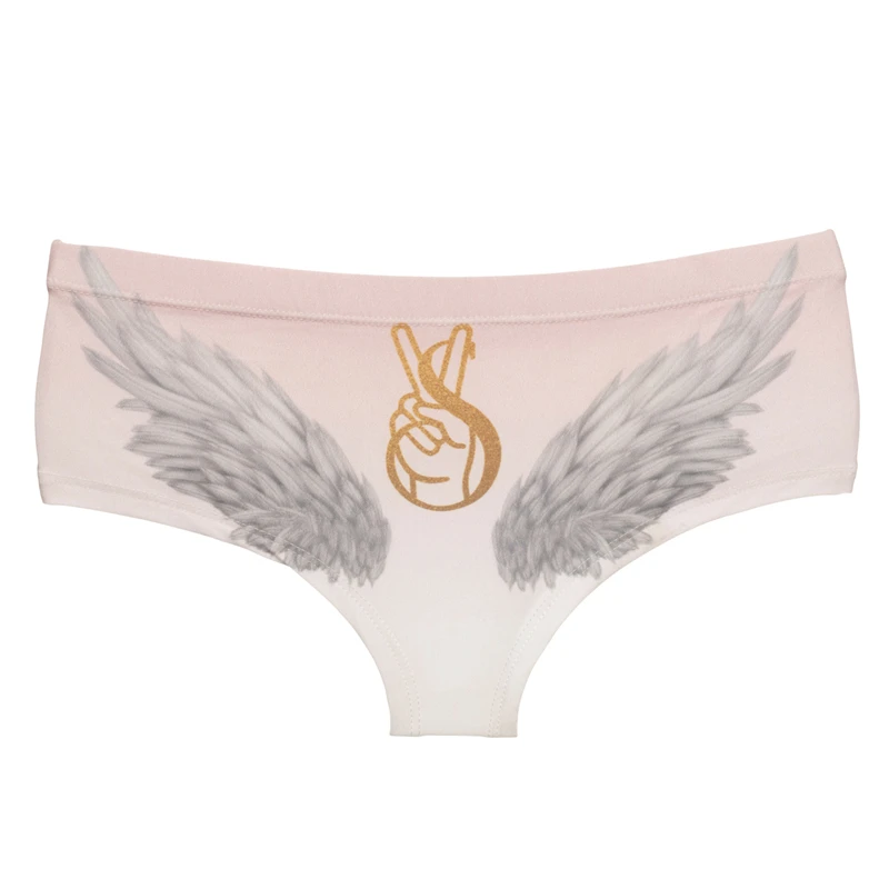 Victoria Angle Wings Горячее сексуальное женское нижнее белье, стринги, трусы с милым принтом, женское нижнее белье, интересные трусики для леди