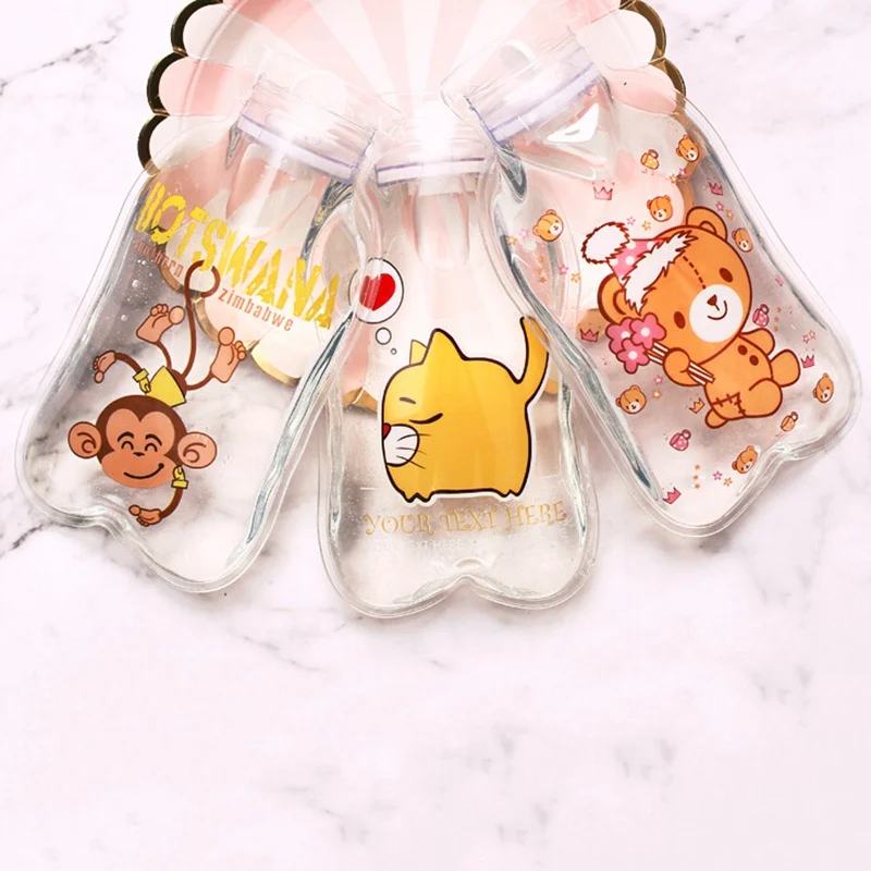 1 шт. милый Фламинго Арбуз Лимон узор держать прохладу мультфильм Kawaii Мода шикарный грелка для рук Портативный грелка мешок бутылки