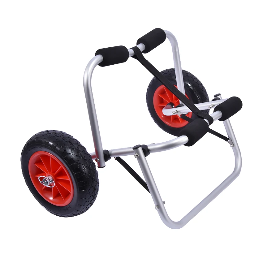 

Y02005 Multifunctional Folding Deluxe Aluminum Canoe Kayak Beach Trolley Cart Trolley Kayak Trailers Aviation Aluminum