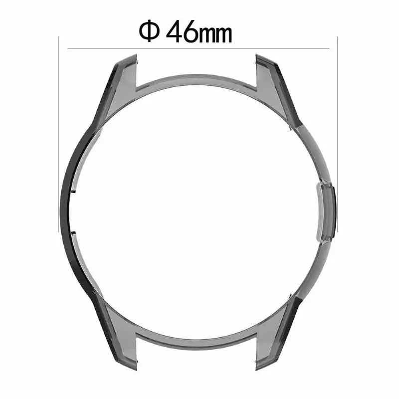 Горячие часы прозрачные защитный чехол для samsung Galaxy Watch 42 мм Рамка мягкие часы стекло протектор PC Watch Shell