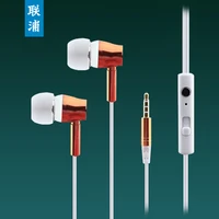 qijiagu 100pcs with mic 3 5mm in ear stereo earbuds headset metal in earphone for ipone xiaomi mp3 computer phones