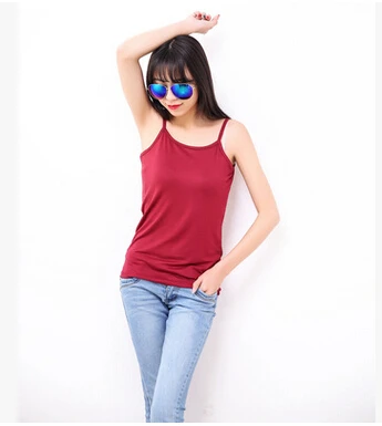 wine red 2 шт./партия, лето, плюс размер XXL-5XL 6XL, женский свободный цветастый модальный Тройник, майка для девушек, женский жилет с лямкой на шее, топы от солнца - Цвет: wine red