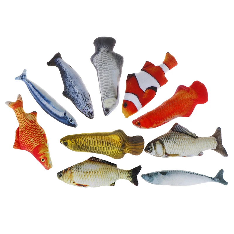 Забавная набивная рыба плюшевая Набивная игрушка для животных имитация карпа