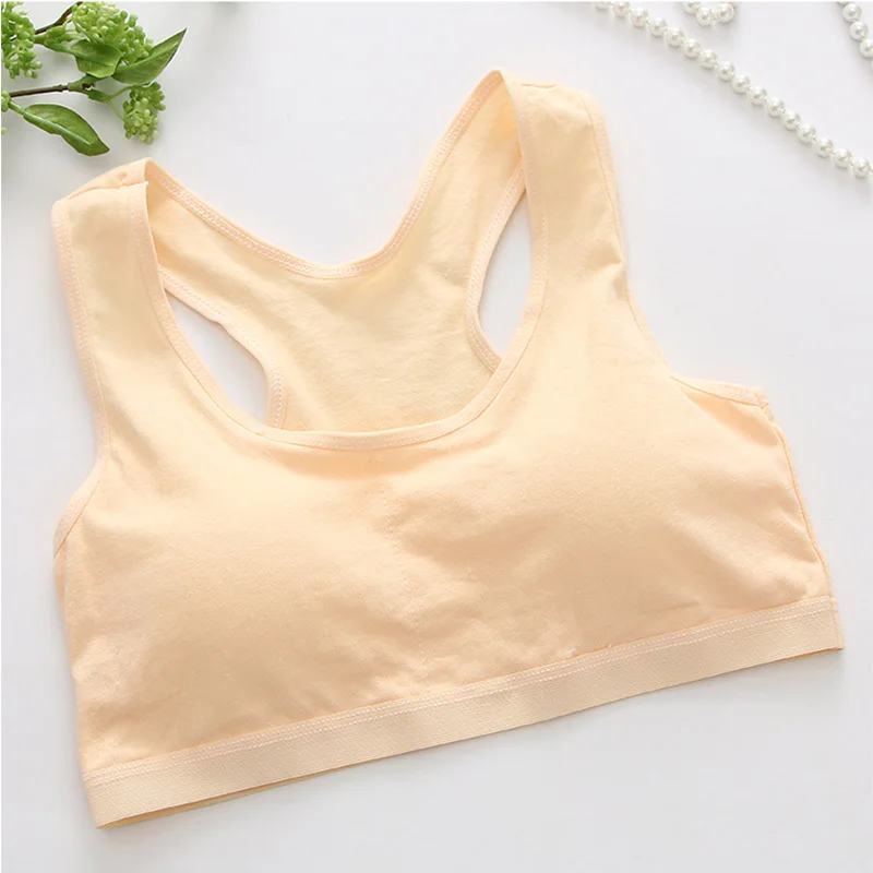 Спортивный бюстгальтер для девочек-подростков занятий йогой пуш-ап стрейч