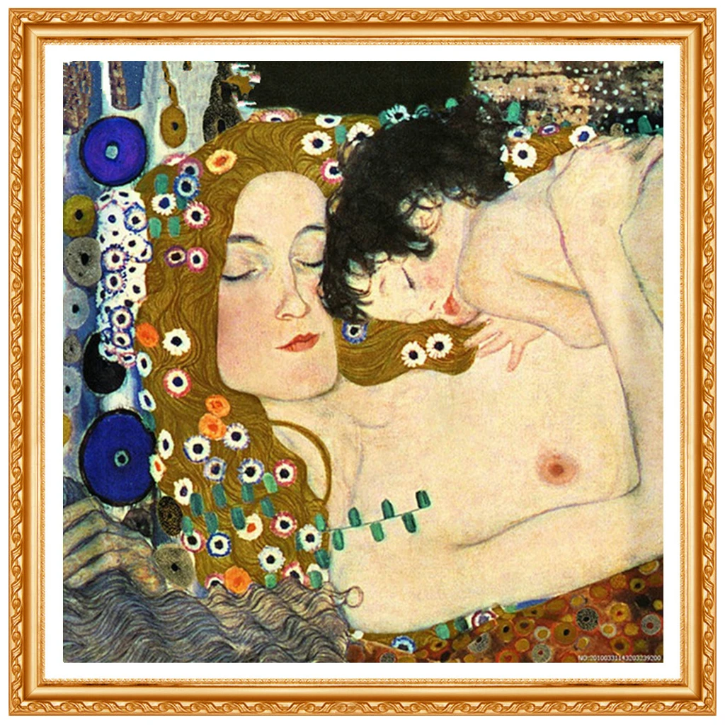 Gustav KLIMT 5d алмазная картина для мамы Любовь узор полная Алмазная вышивка, наборы для вышивки крестиком для рождественского декора наклейки