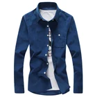 Вельветовая Мужская рубашка с длинным рукавом, большой размер 5XL, однобортная рубашка с лацканами, мужская белая, черная, синяя, хаки, красная рубашкасорочка