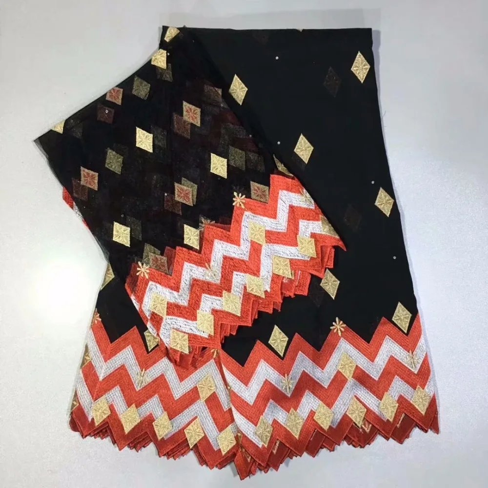 100% хлопковая ткань для свадебного платья tissu broderie africain suisse со стразами вышитый