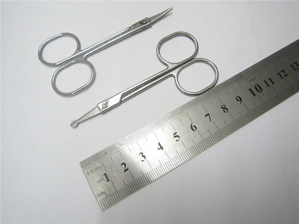 Детские безопасные ножницы триммер для бровей красоты ресниц мини Ножницы