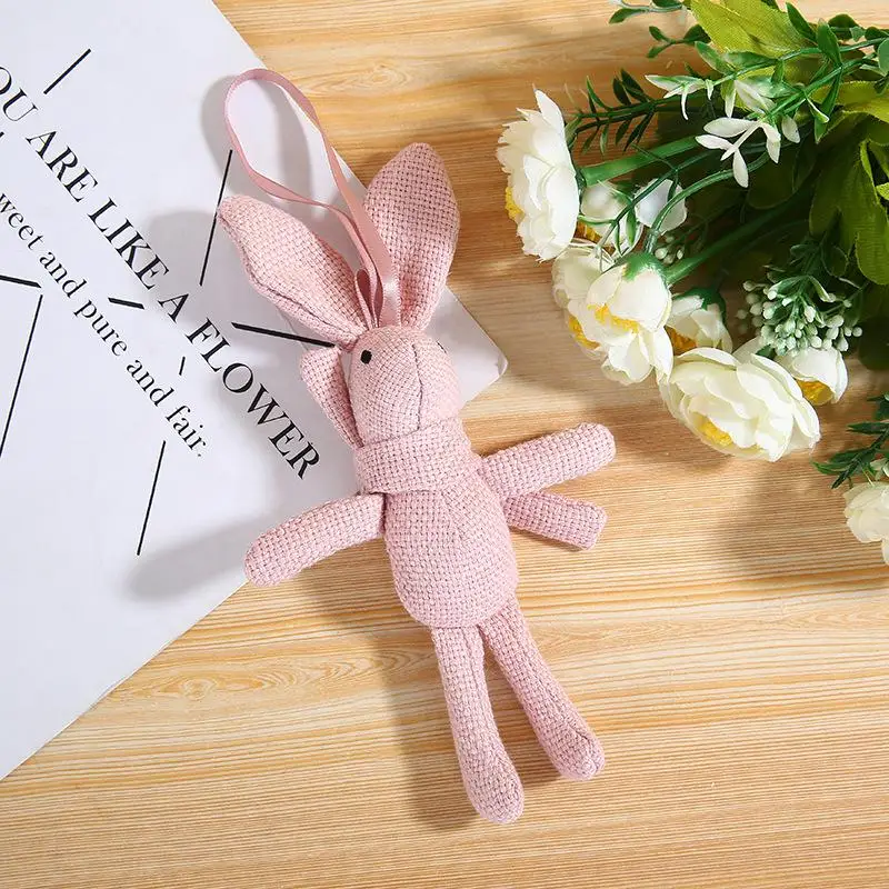 10 шт./лот Плюшевые Мини Игрушки для маленьких кроликов цветные мягкие игрушки