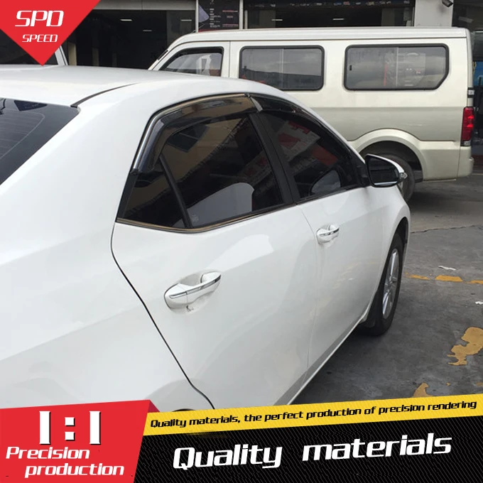 Для Toyota Corolla Пластиковый оконный козырек Vent Shades Защита от солнца и дождя для авто
