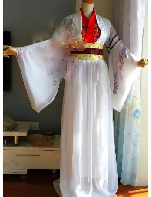 Завоевывает мир на лошади Ce Ma Tian Xia белый черный мужской костюм Hanfu Cos Zhou Yu три