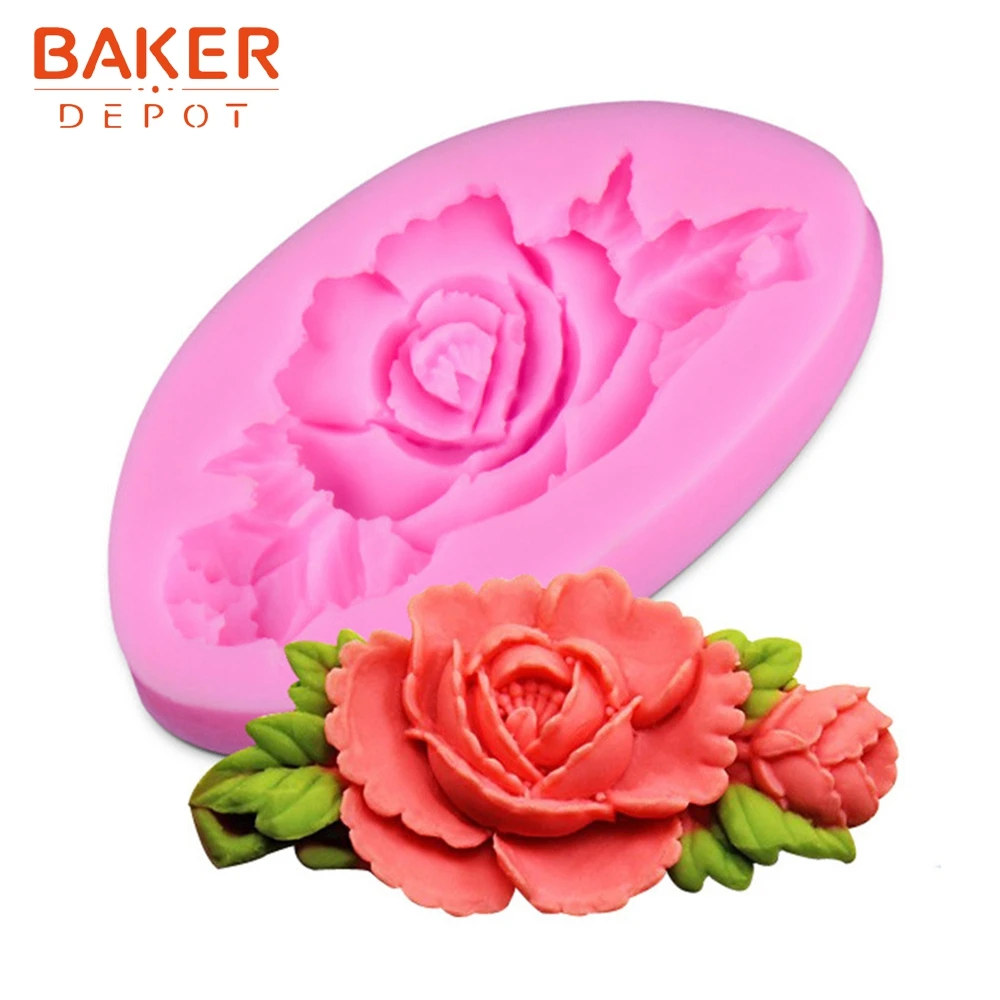 COOKNBAKE цветок силиконовая форма для помадки шоколада торта искусственная выпечка