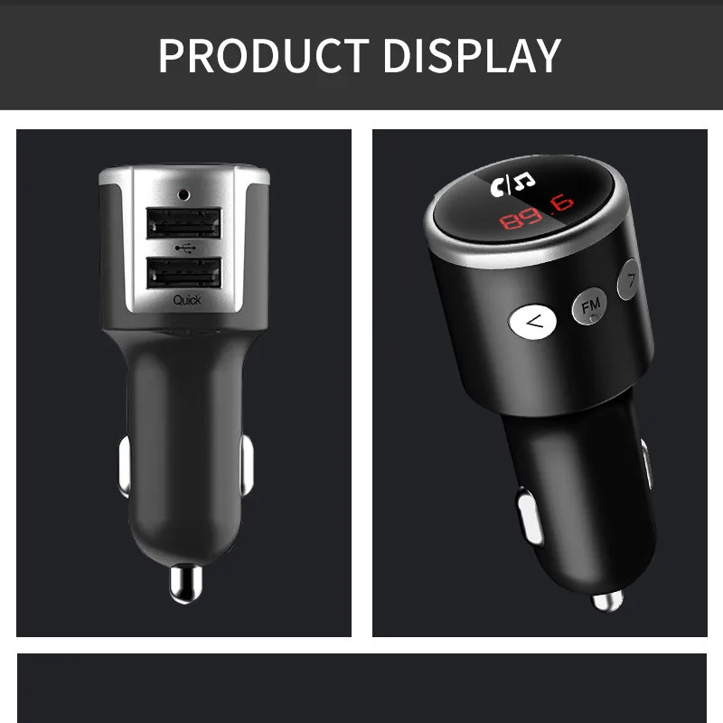 Автомобильный USB Quick Charge 3 0 Мобильный телефон Зарядное устройство 2 Dual Порты и