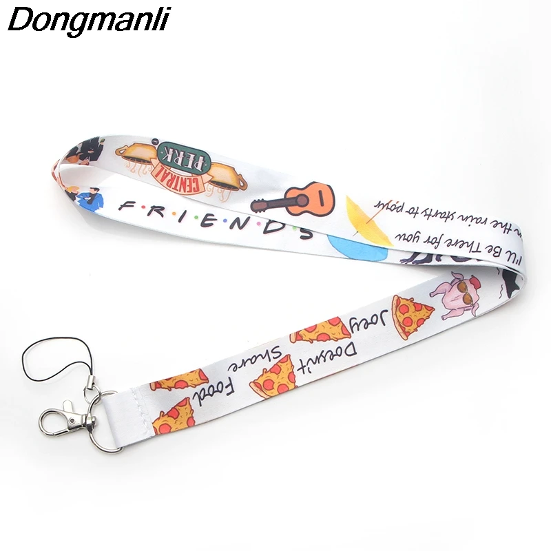 P3233 Dongmanli друзья ТВ шоу ремешки для брелка ID карты пропуска тренажерный зал