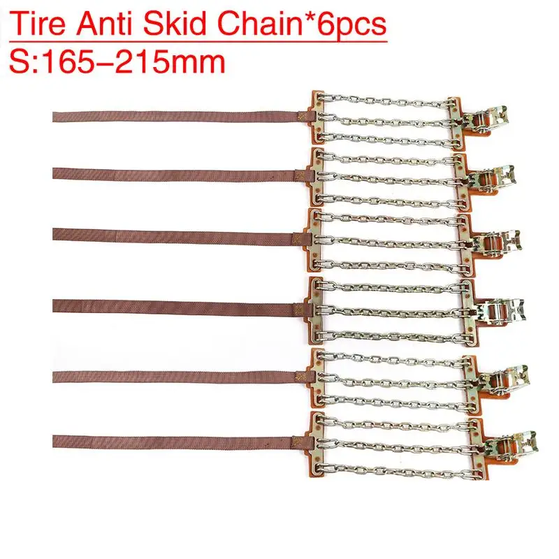 C Tire Anti-skid Steel Chain Snow Mud Car Security Tyre Belt Clip-on Chain for Car Truck SUV 4pcs/6pcs Dropship 9.29 - Название цвета: C