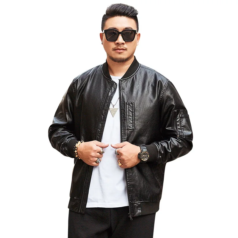 

Motorcycle Leather Jackets Men Spring Winter Clothing Male Casual Leather