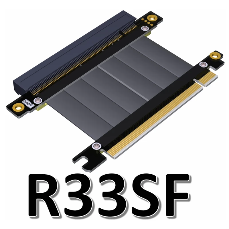 Удлинительный кабель Gen3.0 PCI-E 16x к графические карты PCIe x16 дизайн локоть