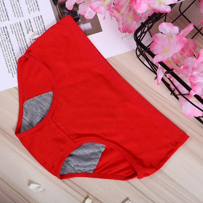 Нижнее белье для менструаций женские трусики из модала и хлопка бесшовные