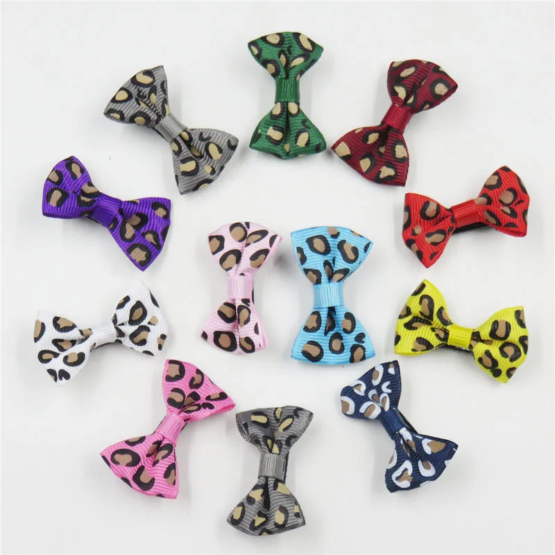 Заколка для волос с леопардовым принтом 2 шт./лот маленькая бабочка девочек