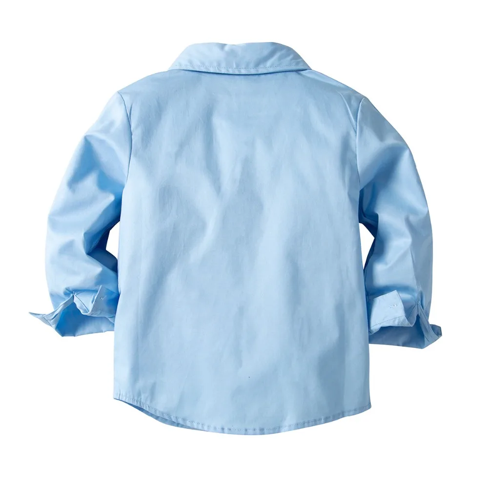 Baby Boy Clothing Sets 2019 Clothes Cotton Long Sleeve Shirt+ Pants Outfits Bebes Suits 2 to 6 Years Old 3 PCS set | Детская одежда и