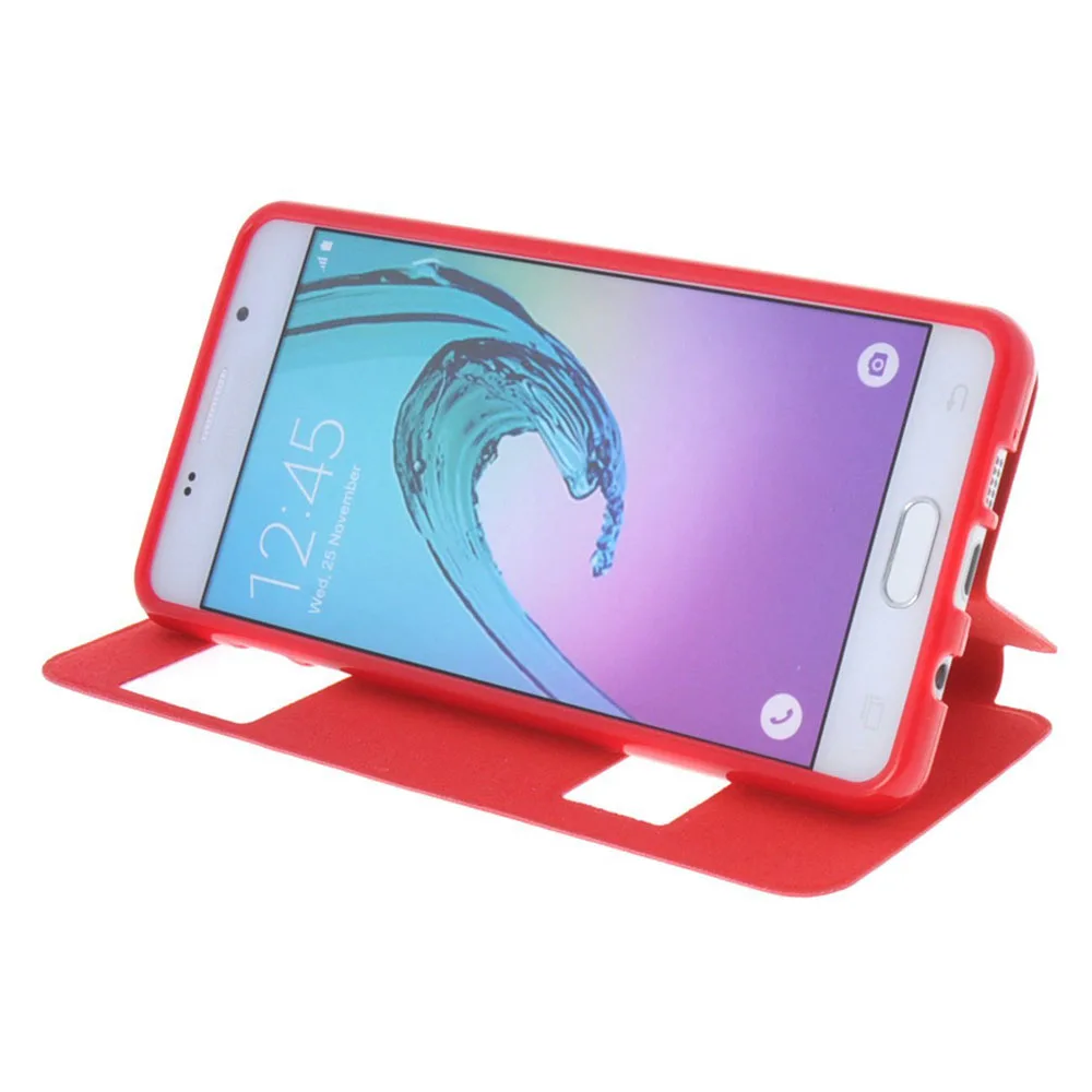 Чехол из искусственной кожи для Samsung Galaxy A7 2016 5 5-дюймовый A710 A710F A7100 задняя крышка