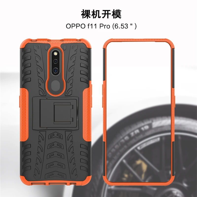for oppo f11 pro case heavy duty hard rubber silicone fundas phone case cover for oppo f11 pro case for oppo f11 pro case free global shipping