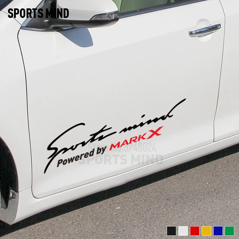 

10 Pieces Customization Sports Mind Car Styling automobiles Car Sticker Decal For Toyota mark x reiz exterior accessories