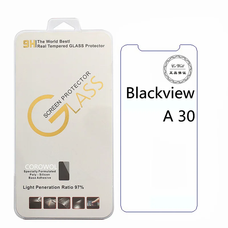 9H 2.5D Закаленное стекло для Blackview P10000 PRO BV9500 Взрывозащищенная защитная пленка для Blackview A20 A30 S6 защита экрана