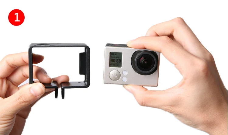 Для GoPro аксессуары GoPro Hero 4 3+ 3 защитная рамка чехол для видеокамеры корпус чехол для Go Pro Hero4 3+ 3 Экшн-камеры