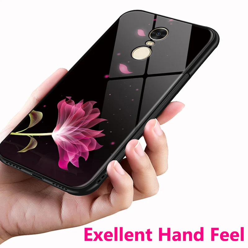2 шт. для xiaomi redmi Note 4X Модный чехол из закаленного стекла задняя крышка Note4X случай