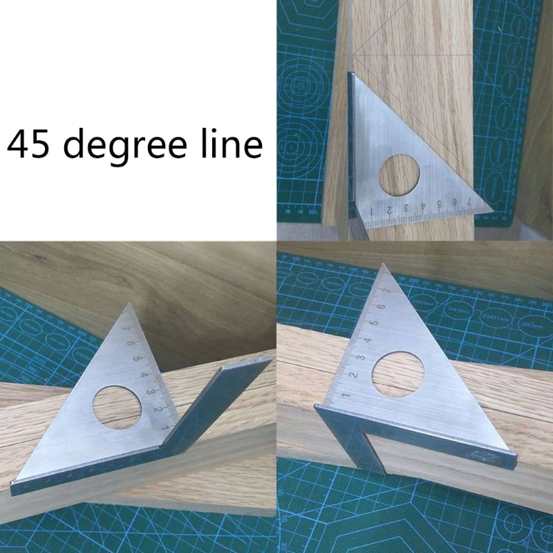 Woodworking Ruler Square Layout Miter Triangle Rafter 45° 90 degree Metric Gauge | Инструменты