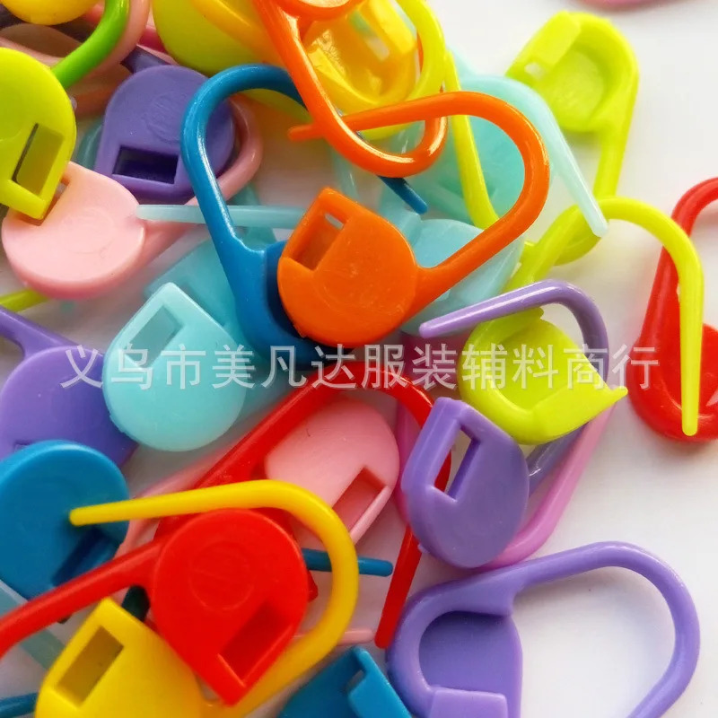 100 шт Красочные вплетаемые Пластиковые вязание крючком ремесло фиксатор стежка