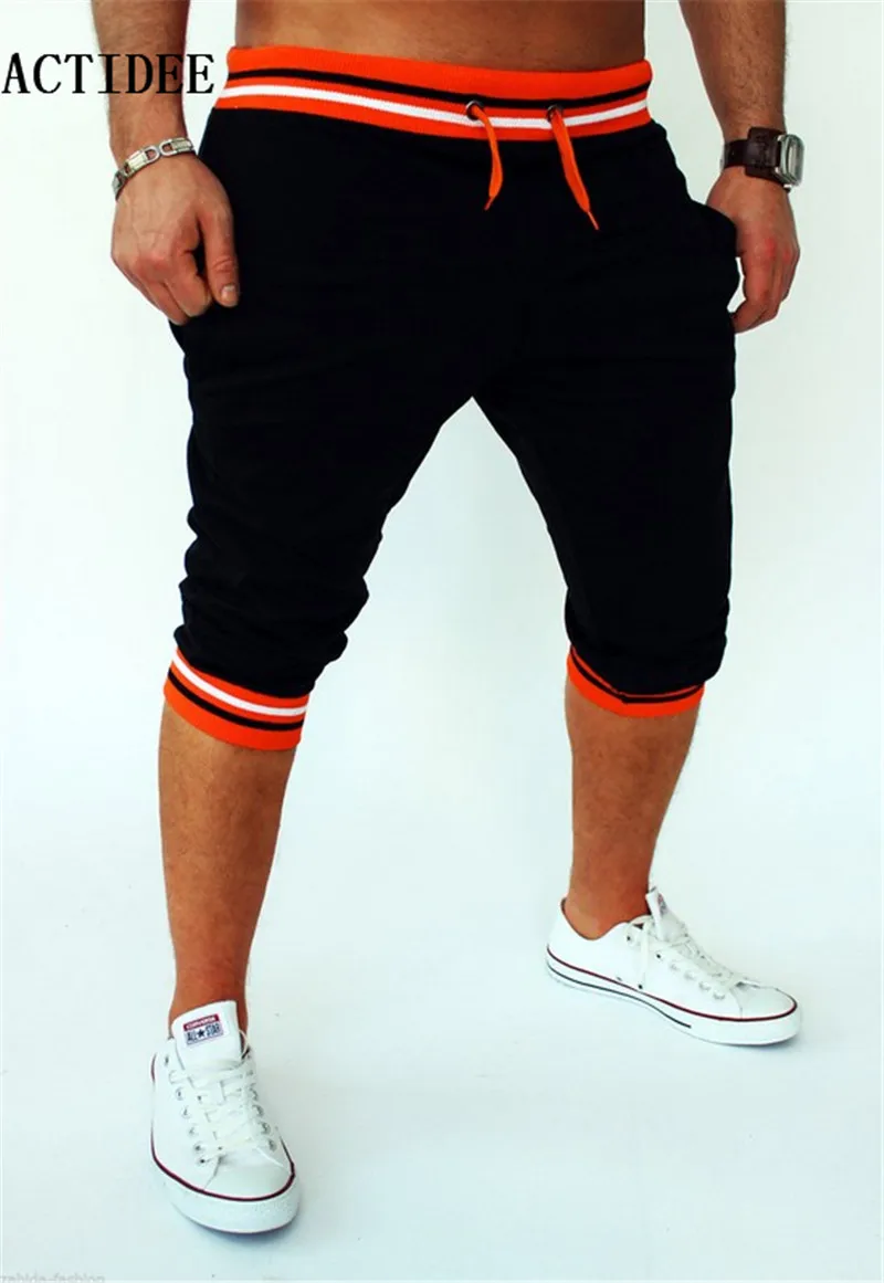 Новинка 2019 модные хлопковые шорты мужские летние повседневные Бермуды-шаровары