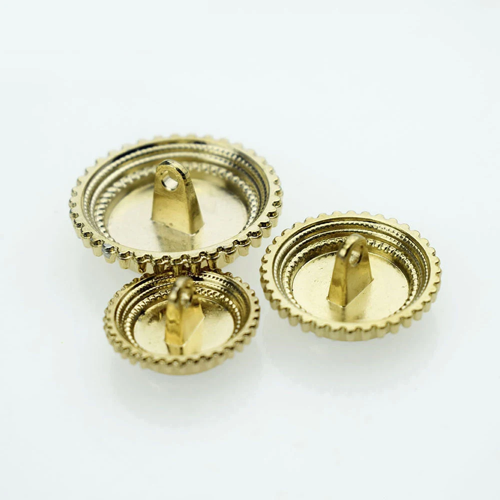 Meetee 10pcs 18/20/22/25mm Scrapbooking Decorative Buttons Fashion Women Coat Metal Shank Button DIY Clothing Sew Material D4-8 | Дом и сад
