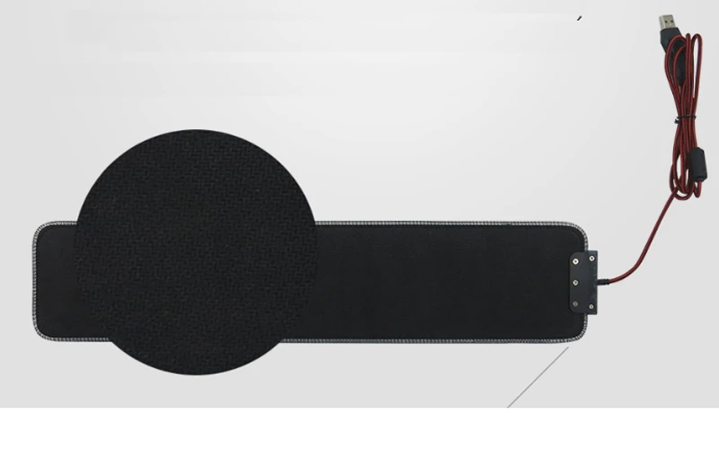 470*100 игровая клавиатура RGB Pad 8 цветов светодиодный USB 1,4 м кабельная клавиатура ручная подкладка для запястья с обработанным краем водонепроницаемый Противоскользящий