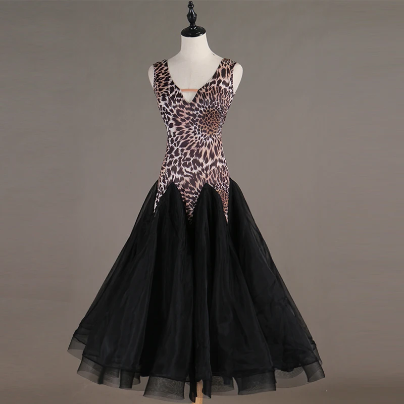 Платье для бальных танцев леопардовое DQL237 | Тематическая одежда и униформа