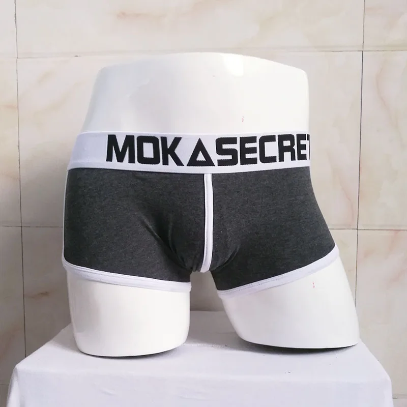 Модное нижнее белье с широким поясом, мужские боксеры, хлопок, сексуальные, Кальвин, мужские трусы, чёсаный хлопок, дышащие трусы, мягкие трусы