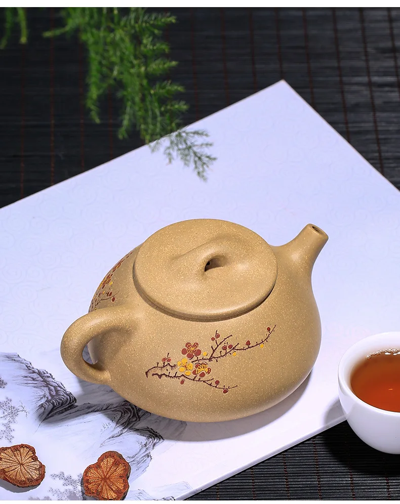 Настоящий чайный горшок Yixing Zisha для китайского чая кунг-фу, высококлассный чайник из фиолетовой глины ручной работы, чайник для чая улунг для заваривания чая