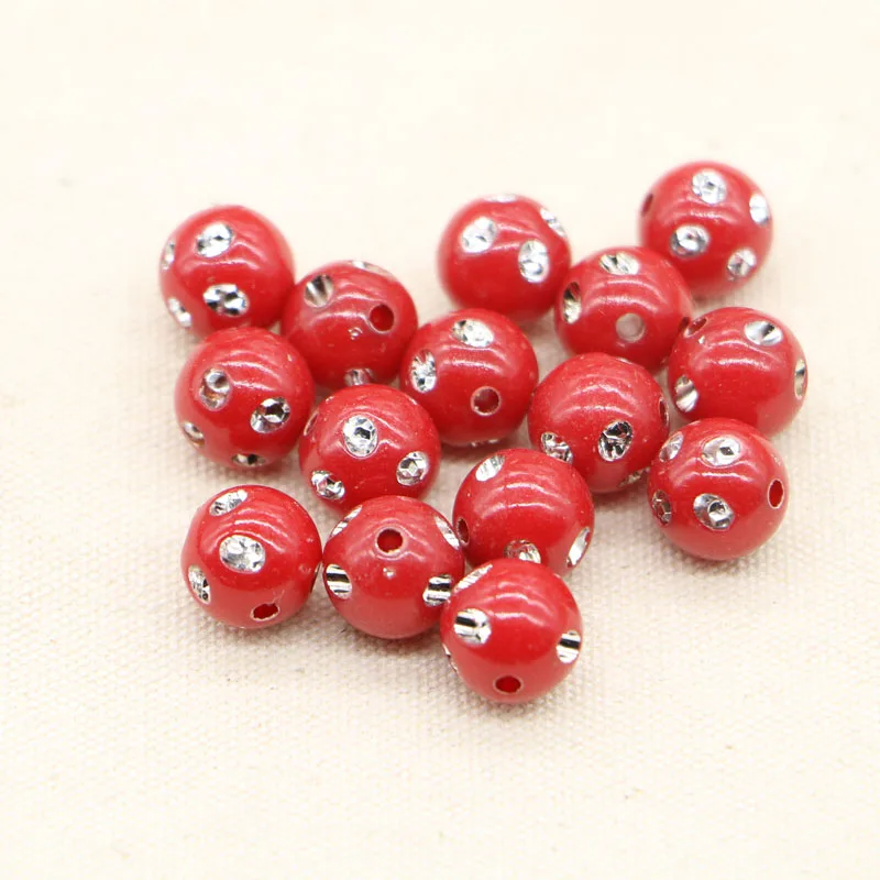 Бисер ручной работы из акрила 10 мм цветной|beads beads|beads materialsbeads diy |