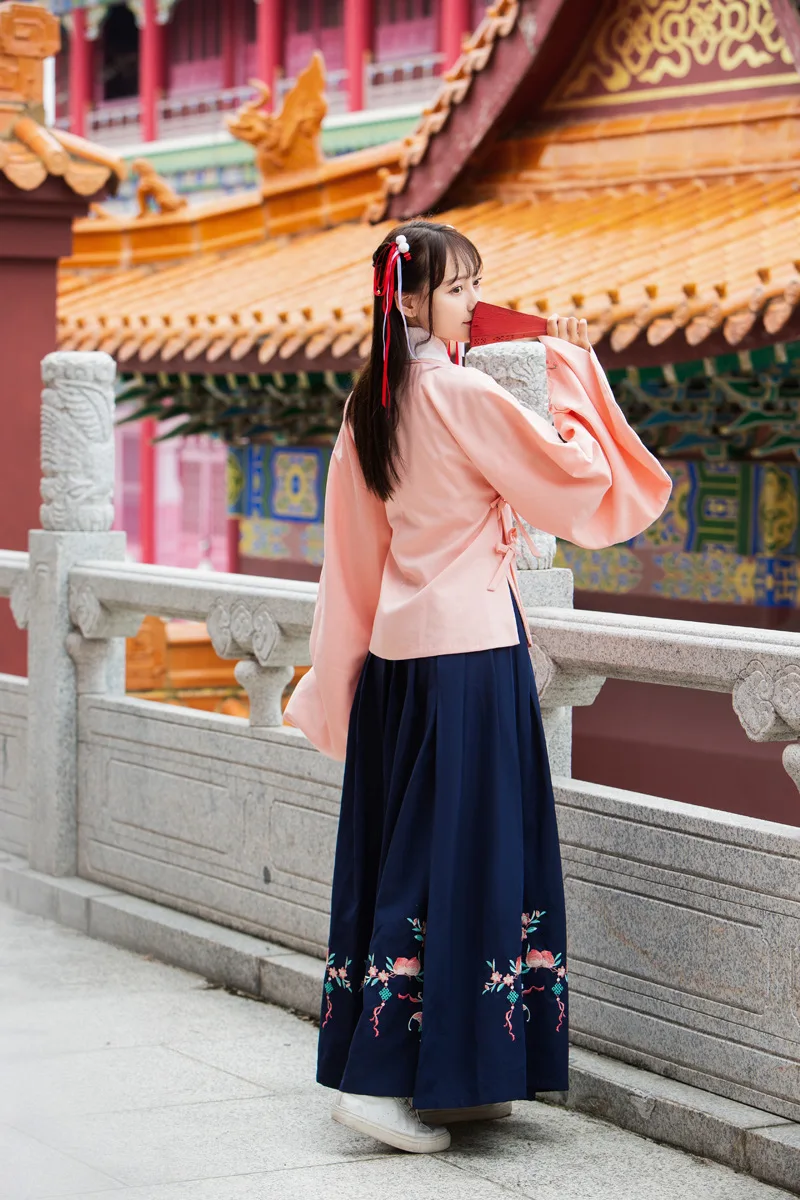 Hanfu Китайский Костюм Древний китайский костюм розовый hanfu платье hanfu женское китайское свадебное платье