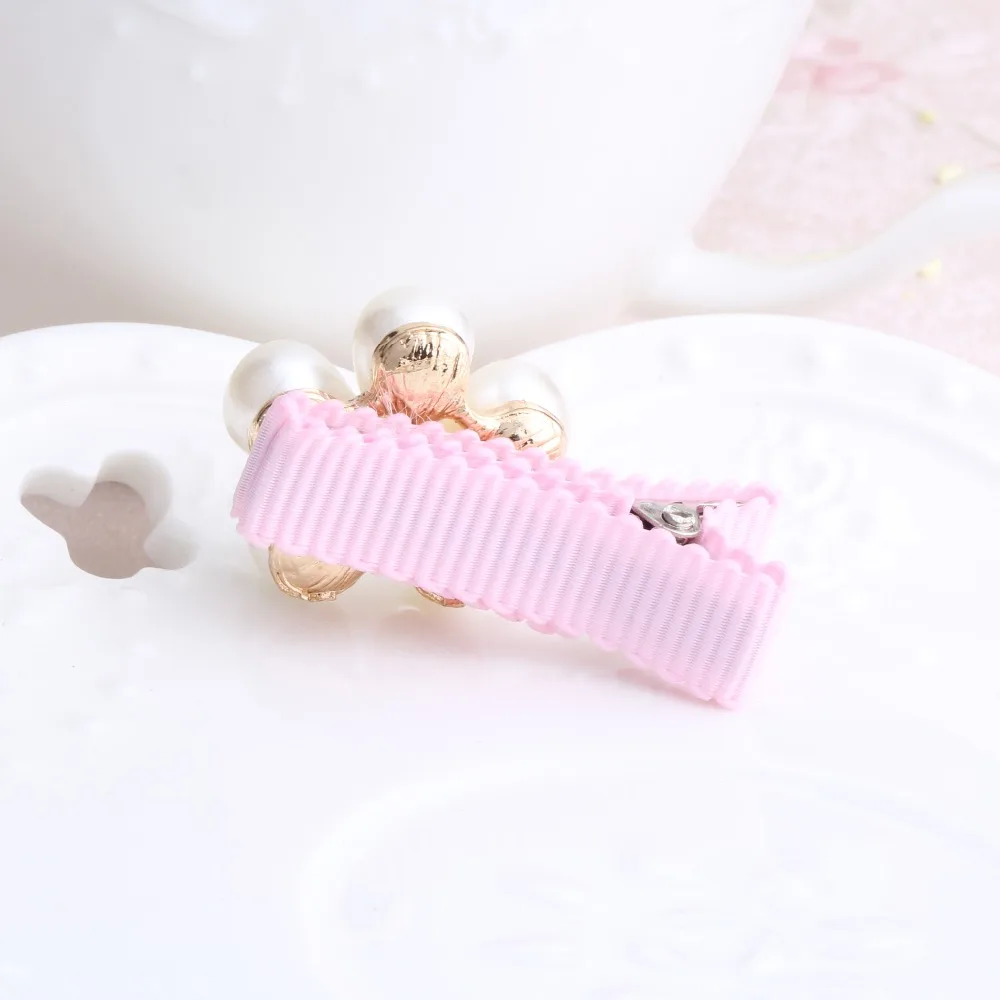 M MISM новая детская заколка для волос Корона шпильки с жемчугом Детские аксессуары