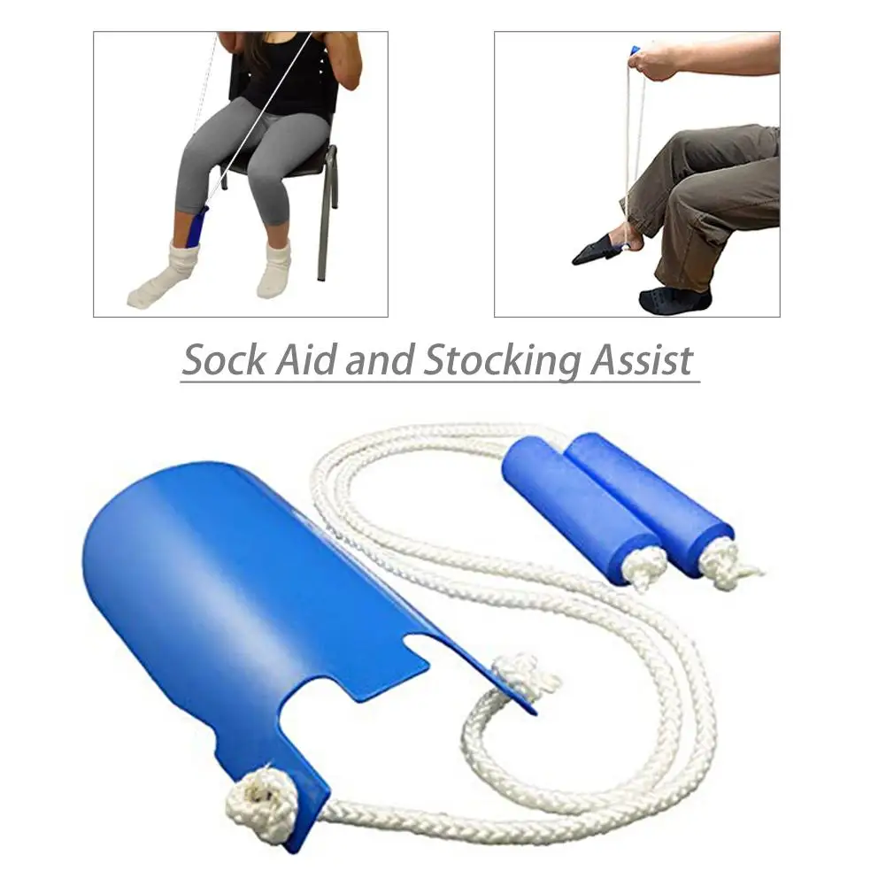Sock Aid - Easy On and Off Stocking Slider Pulling Assist Device Compression Helper Aide Tool | Инструменты